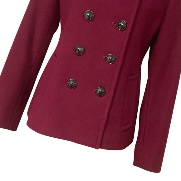 Preston & York Double-Breasted Wool Pea Coat - Picture 3 of 11